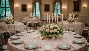 disposition table mariage pour 100 personnes