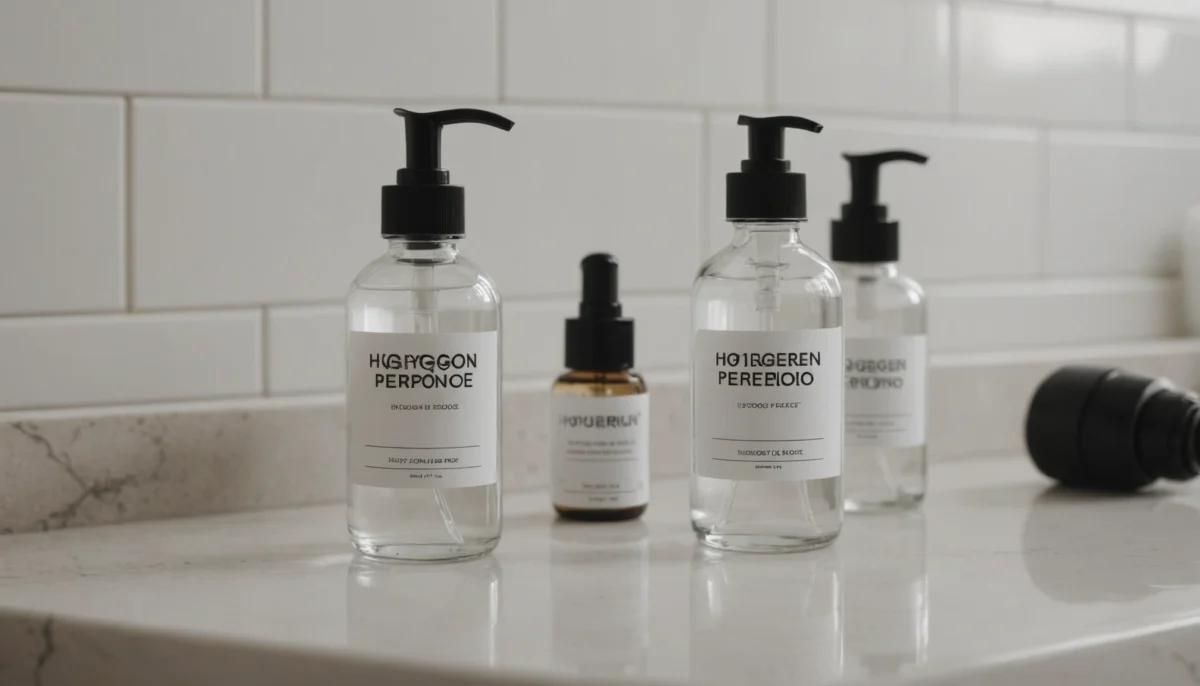 eau oxygénée piercing