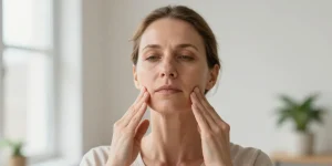 yoga du visage double menton